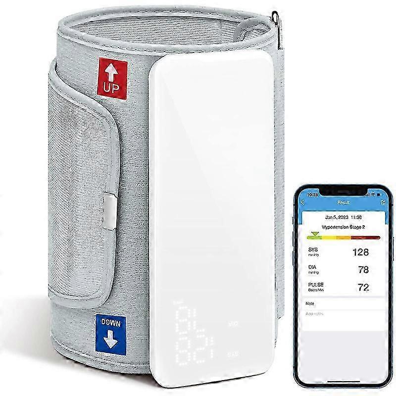Wireless Bluetooth Blood Pressure Monitor, Upper Arm Cuff