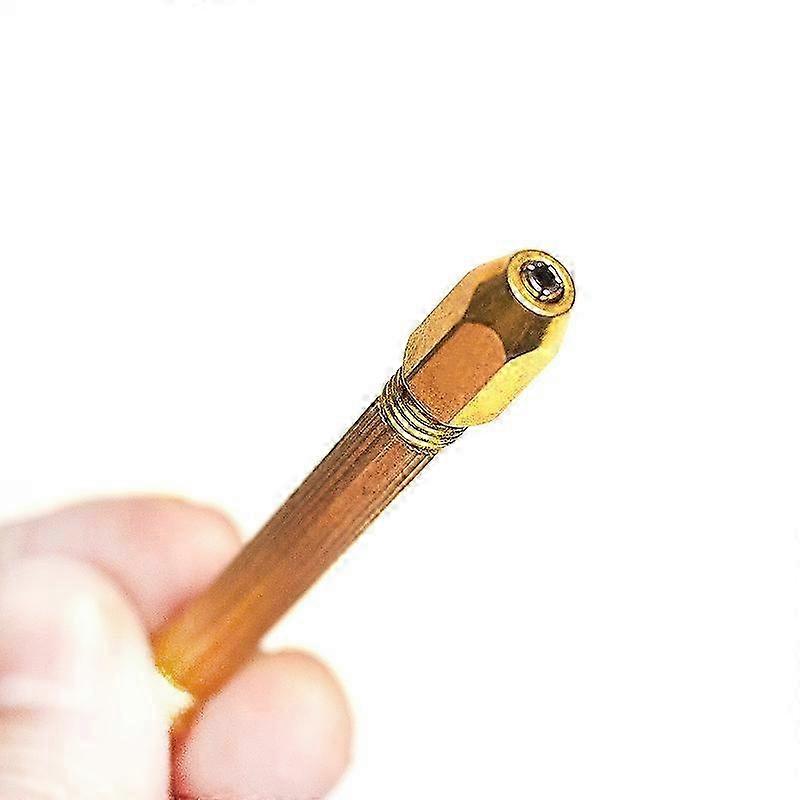 Golden Double-Headed Hexagonal Handle Tool Wedges - 1 Piece Set