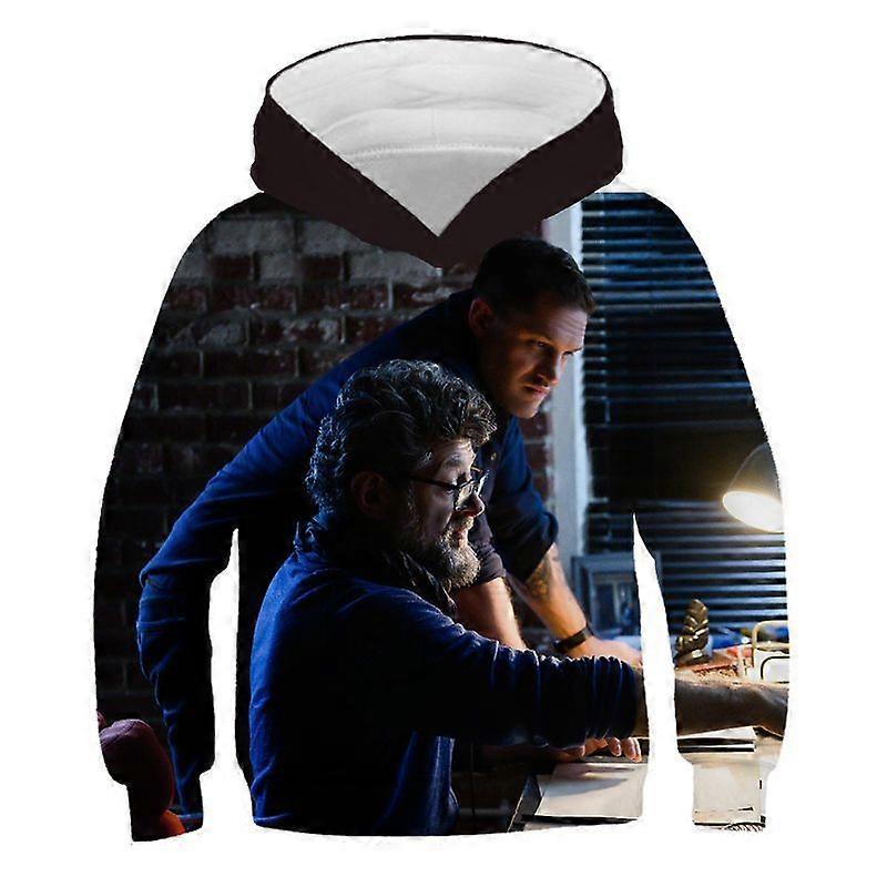 Venom 3D Print Kids Hoodie Boys Girls Fleece-Lined Sweatshirt Spider-Man Theme Jacket Tops