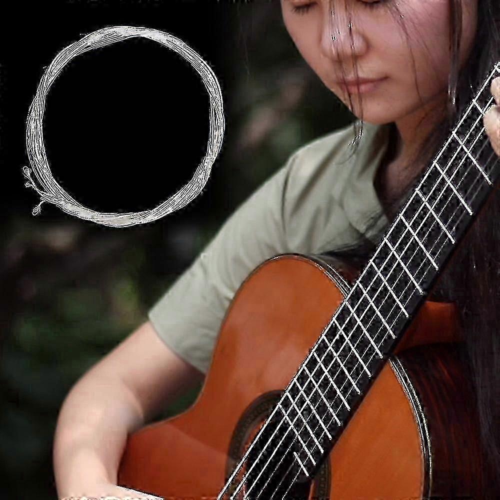 6pcs Guitar Strings Nylon Silver/copper Alloy Strings Set For Classical Classic Guitar 1m 1-6 E B G D A E Guitar Accessories
