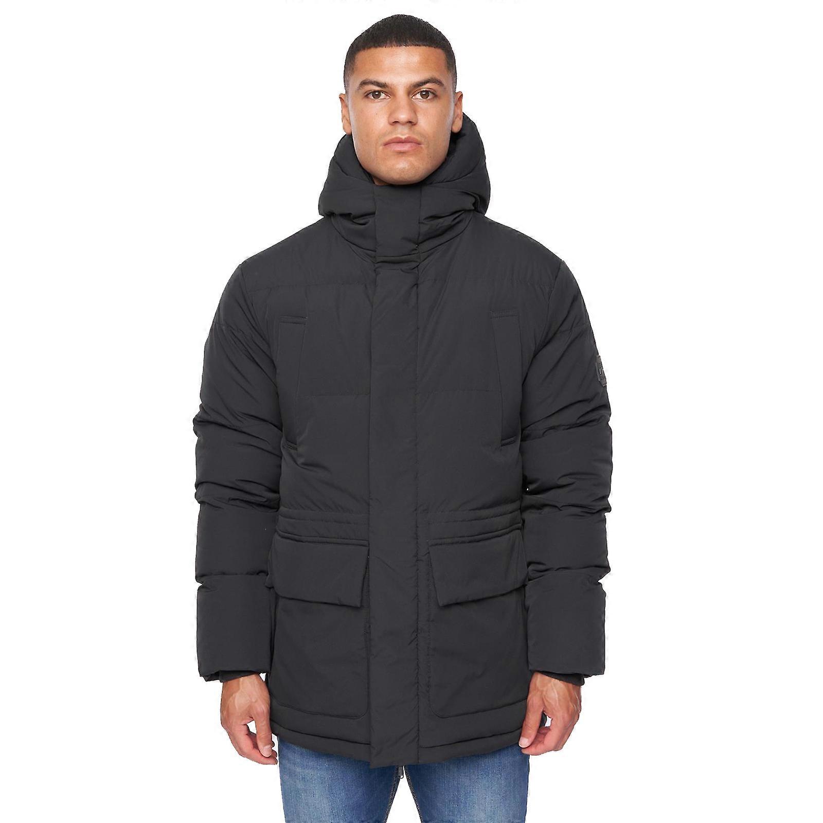 Duck And Cover Fletchley Puffer Jacket Black