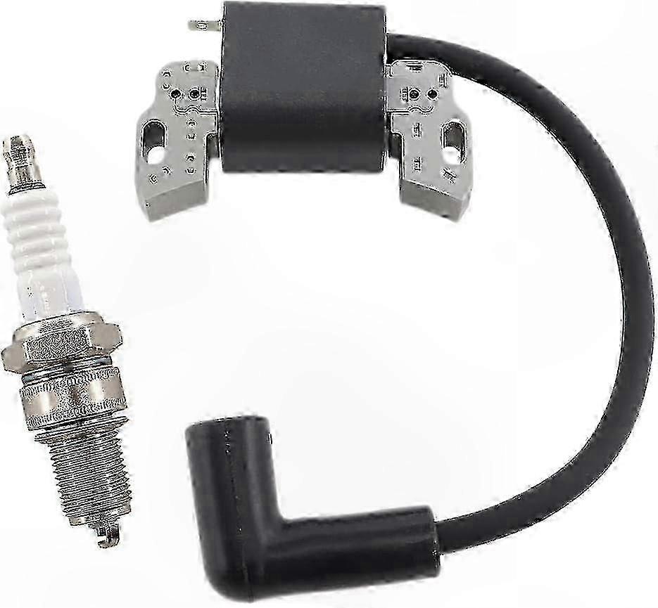 Ignition Coil with Spark Plug for Lawn Mower Fits Models 08P500 08P600 093J02 09P600 09P700 Replacement Part