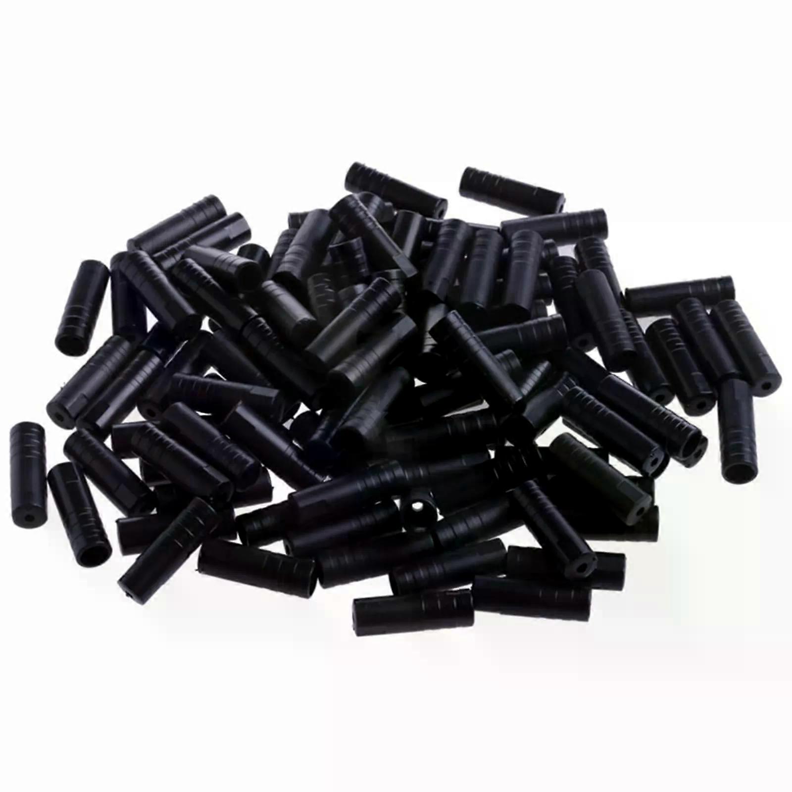 Bicycle Derailleur End Caps, 100pcs 4mm PVC Plastic Shift Cable Tube End Caps