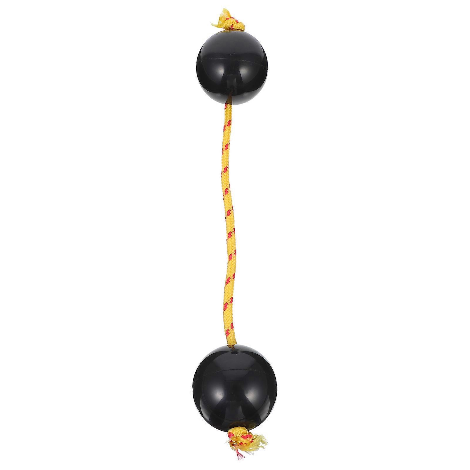 Sand Ball Sand Hammer Percussion Instrument for Rhythm Use 1Pcs Black