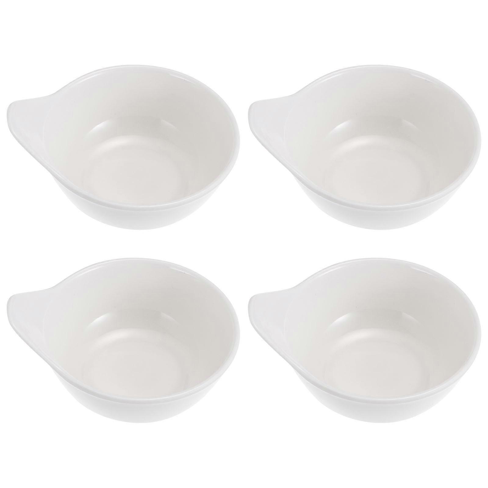 Sauce Dish Monaural Seasoning Bowl for Home Use 4Pcs Set
