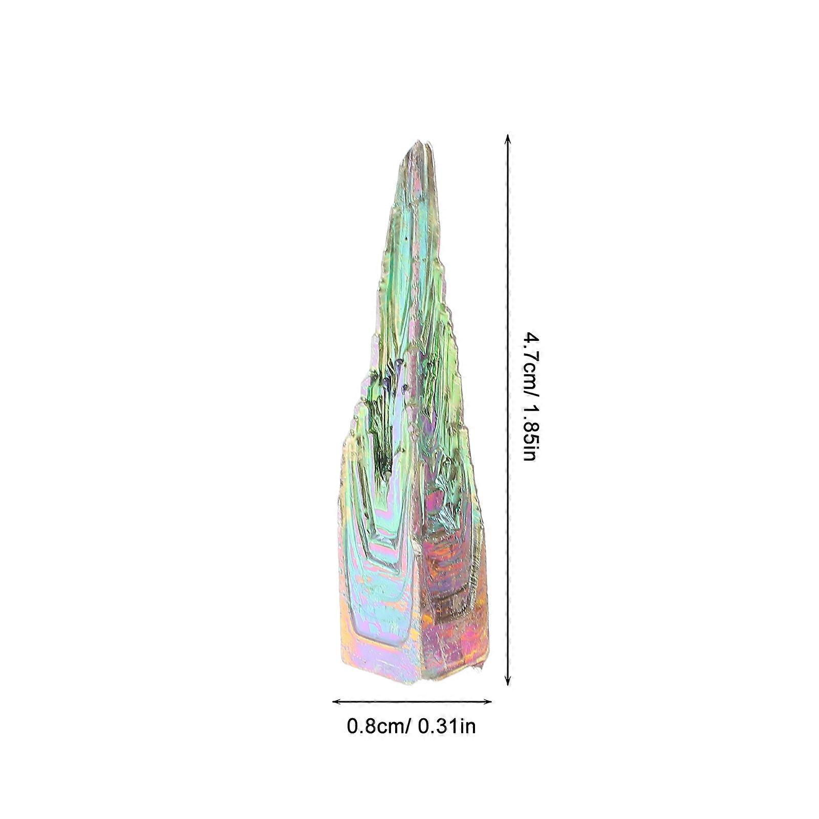 Bismuth Crystal Mineral Craft for Decor 3Pcs Handmade Small Specimen