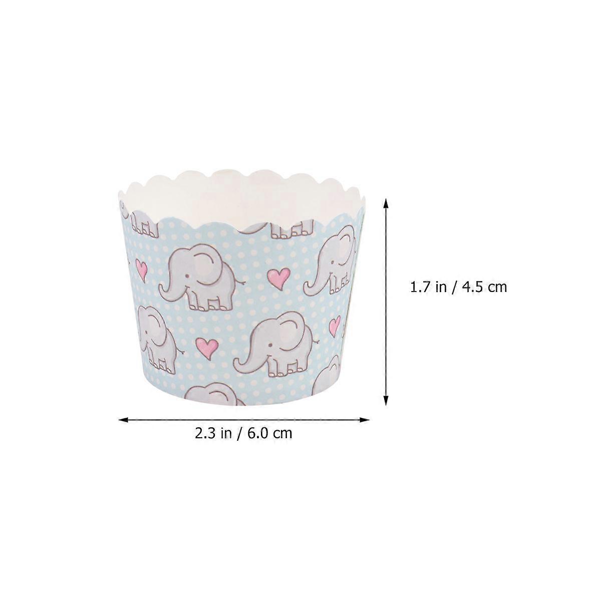 Cake Cup Paper Muffin Cups for Dessert Use 100Pcs Dot