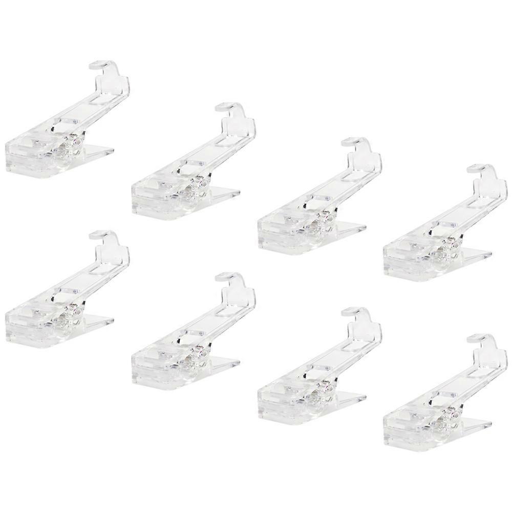 Laundry Clips Plastic Clothes Pins for Hanging Clothes 16Pcs Transparent Set