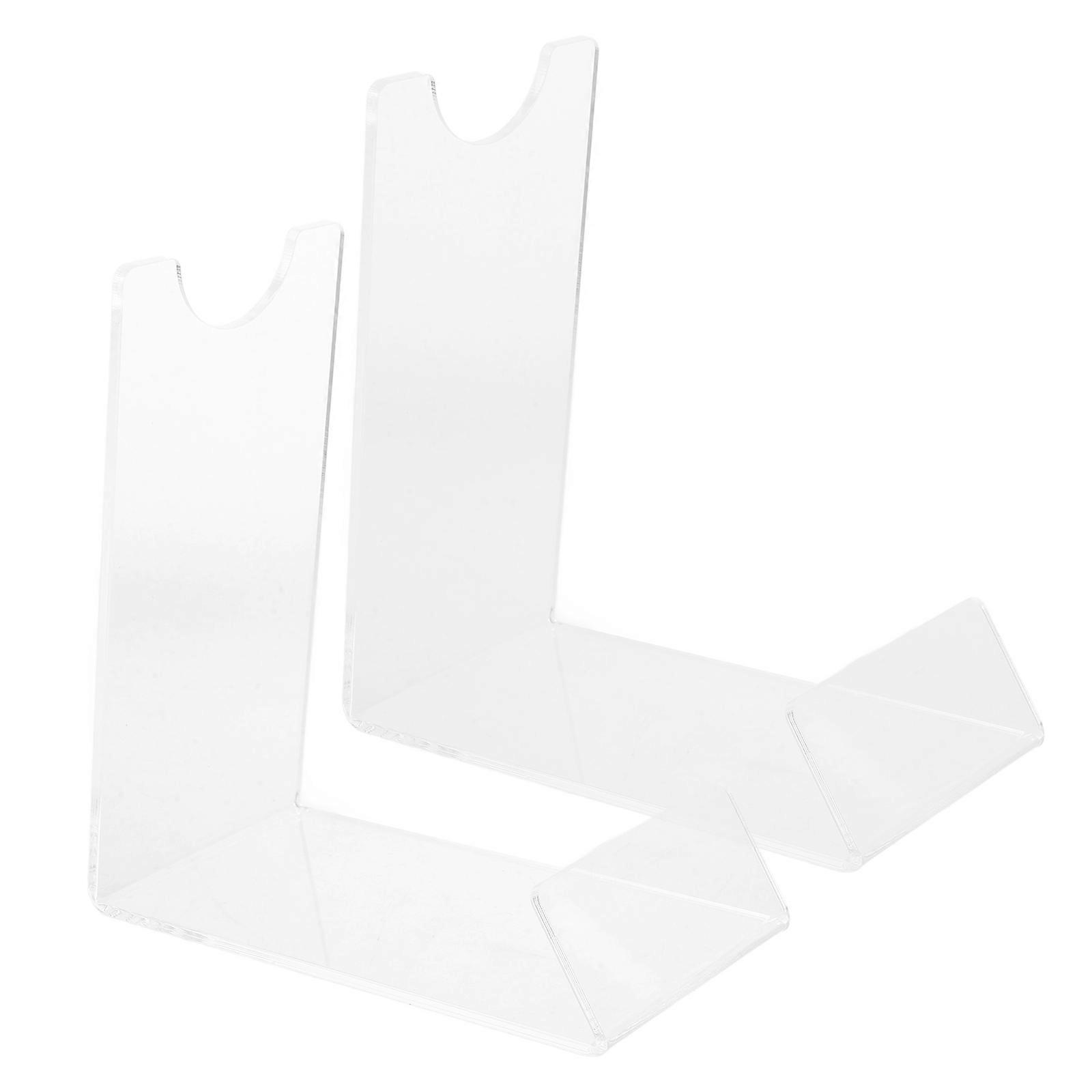 Desktop Lightsaber Display Holder Sword Stand for Fans Acrylic Transparent for Display 2Pcs