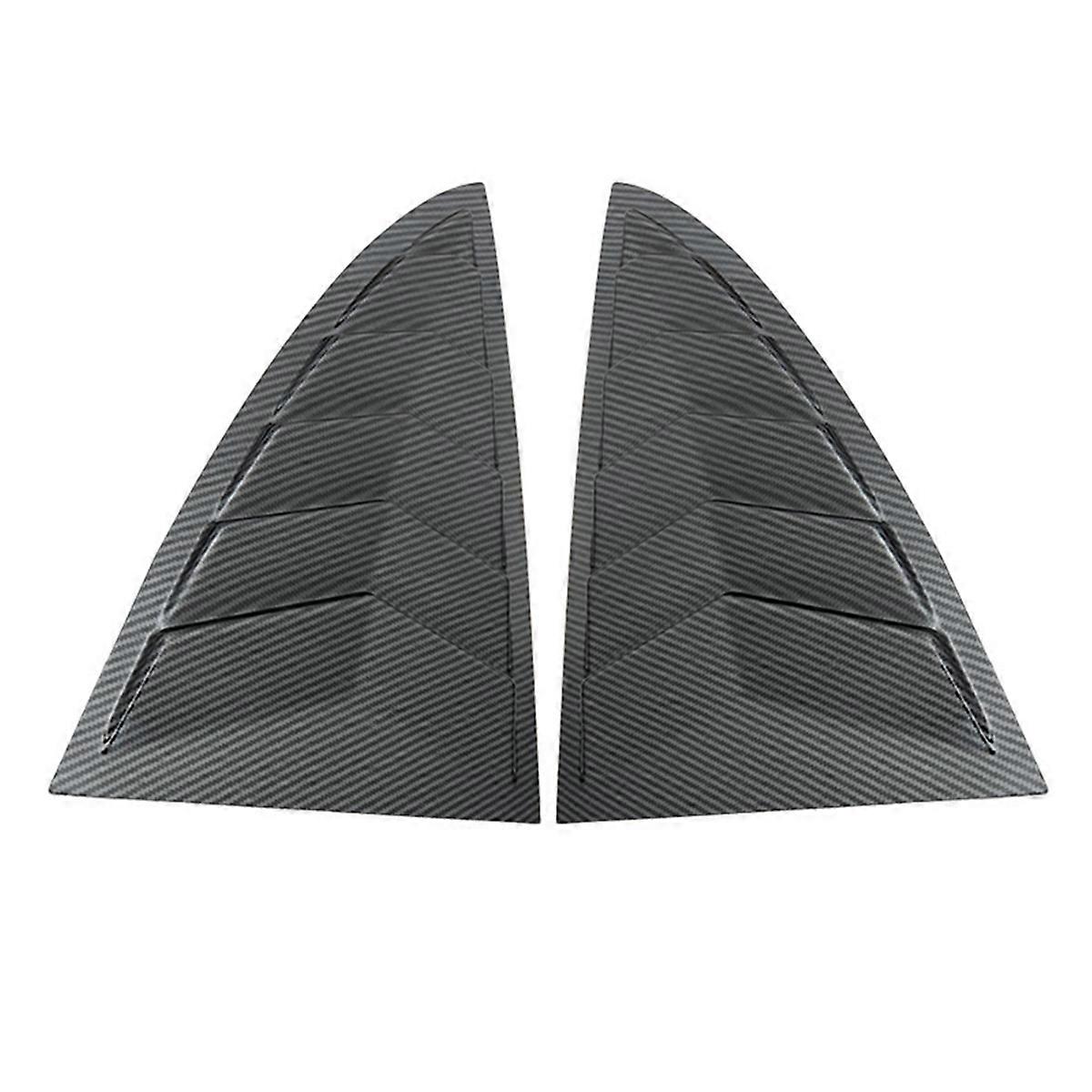 For Car Rear Triangle Window Shutters Sunshade Decoration