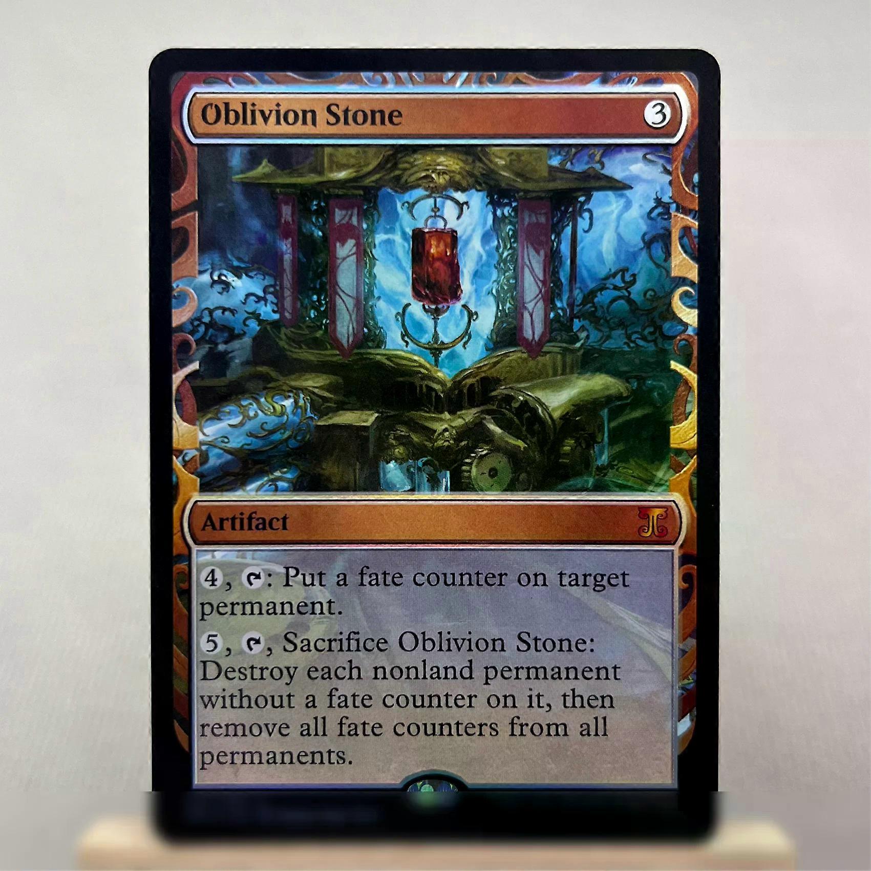 MPS FOIL2-01 TCG Cards for Home Play magical Proxy Sol Ring Mana Crypt Mox Opal the Mana Vault Chrome Mox Sword of gather