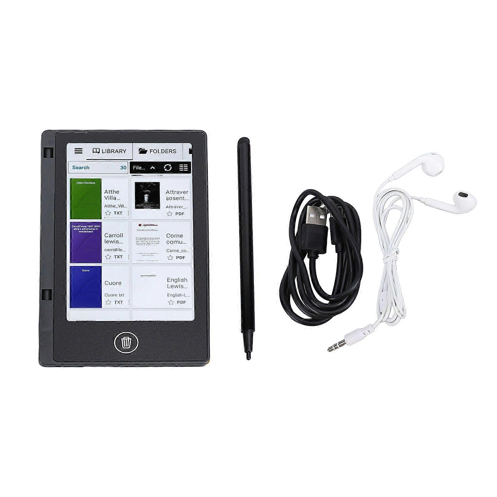 Electronic Book Reader 1+8GB 5 Inch Color LCD Touchscreen WiFi Bluetooth FM Portable Digital Book Reader