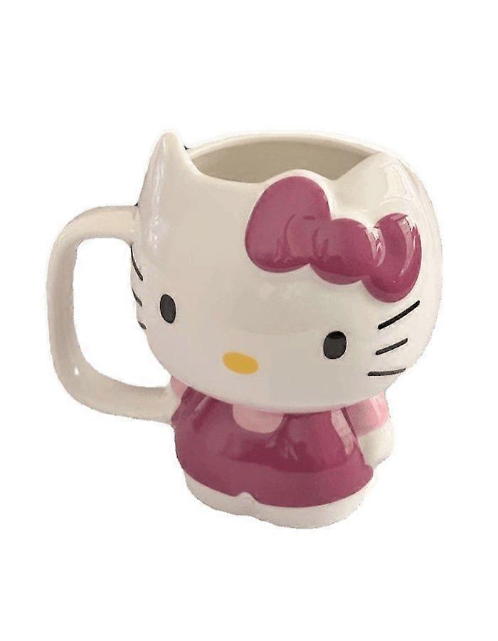 Sanrio Hello Kitty Pink Bow Ceramic 3D Sculpted Mug