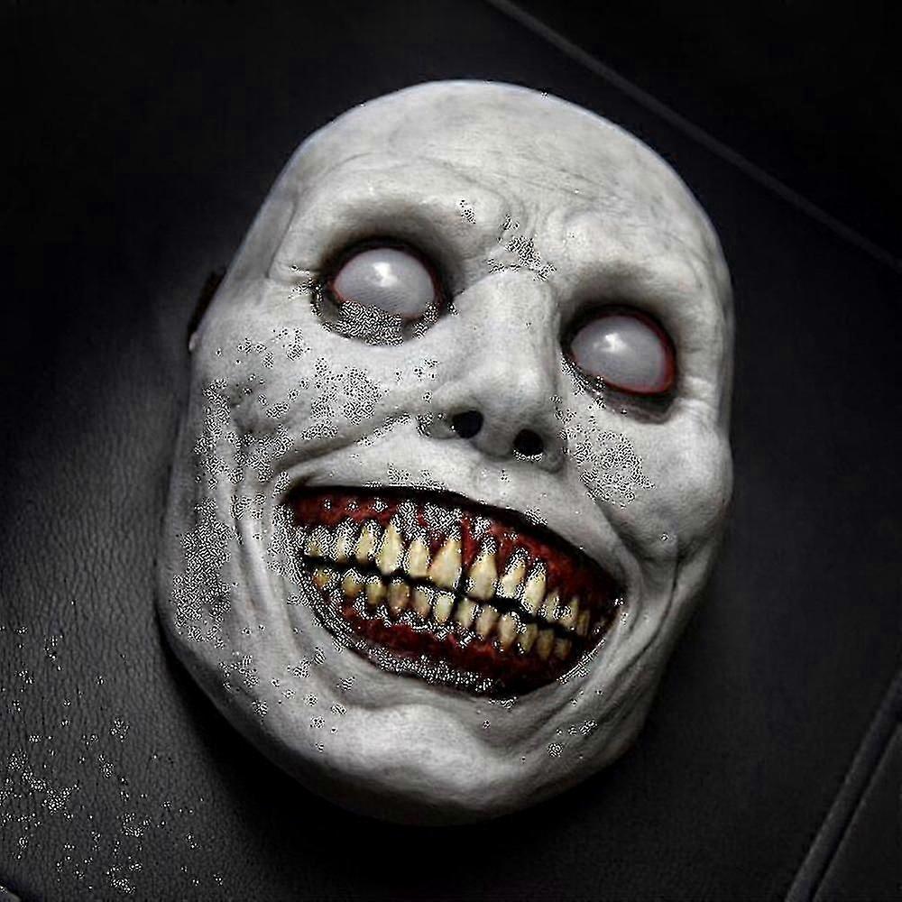 Scary Demon Mask with Smiley Face Design High Quality Creepy Costume Accessory