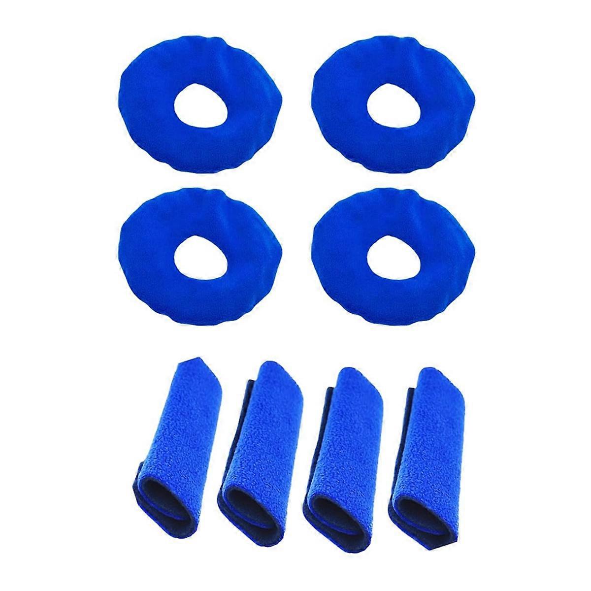 4Pcs CPAP Mask Liners+4Pcs CPAP Strap Covers for F20 Full Face CPAP Masks for Replacement Cushion