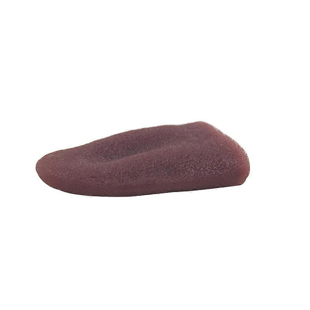 Tongue Props Artificial Light Brown Cosplay Prop for Halloween Party Scary Fun 5.6x3.8x0.1cm 3Pcs