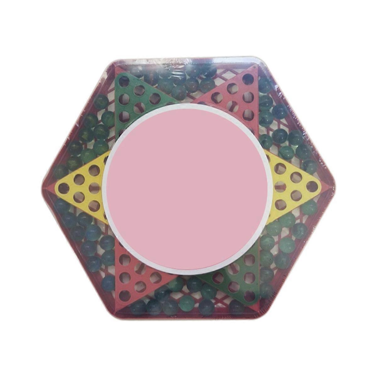 Chessboard Multifunctional Game of Puzzle Board Game Hexagon 27cm