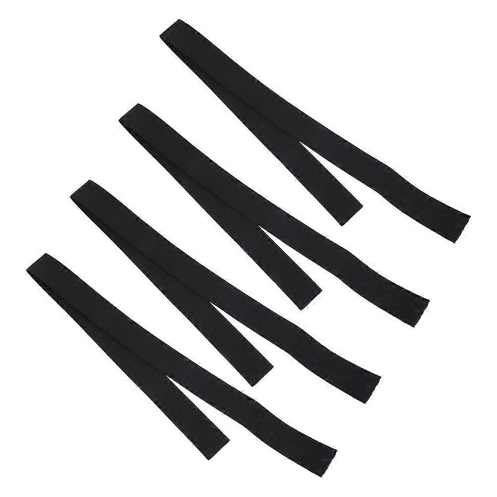 Black Adjustable Wig Straps Elastic Bands for Wig 8Pcs