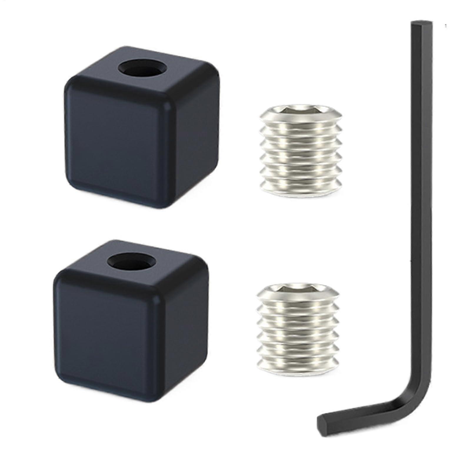 Bicycle Cable End Caps for Aluminium Alloy End Ferrules, Cube Design Clamps and Sleeves for Commuting and Gravel Racing