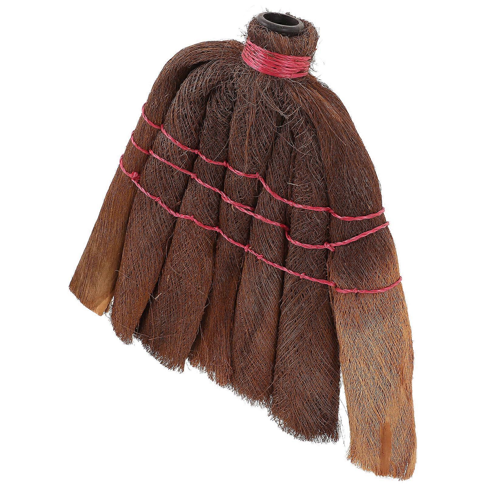 Coffee Color Broom Head for Floor Sweeper 4Pcs Replacement Part