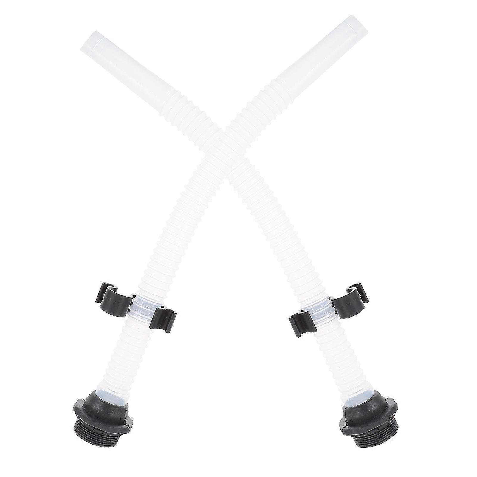 Fuel Can Spout Plastic Nozzle for Oil Transfer 2Pcs Flexible Design