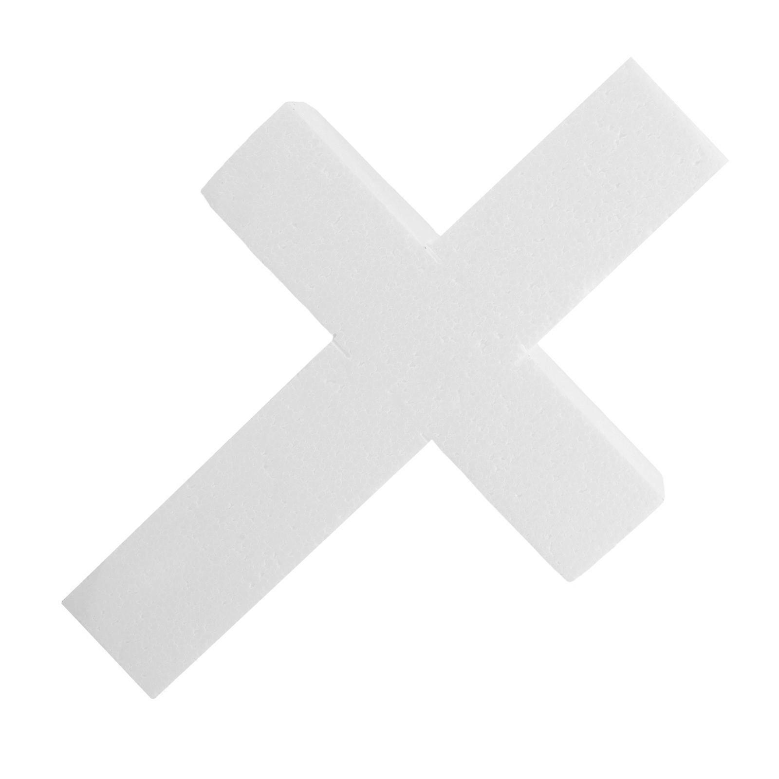 Craft Cross Polystyrene Foam Cross for DIY Craft 4Pcs Holiday Decorations