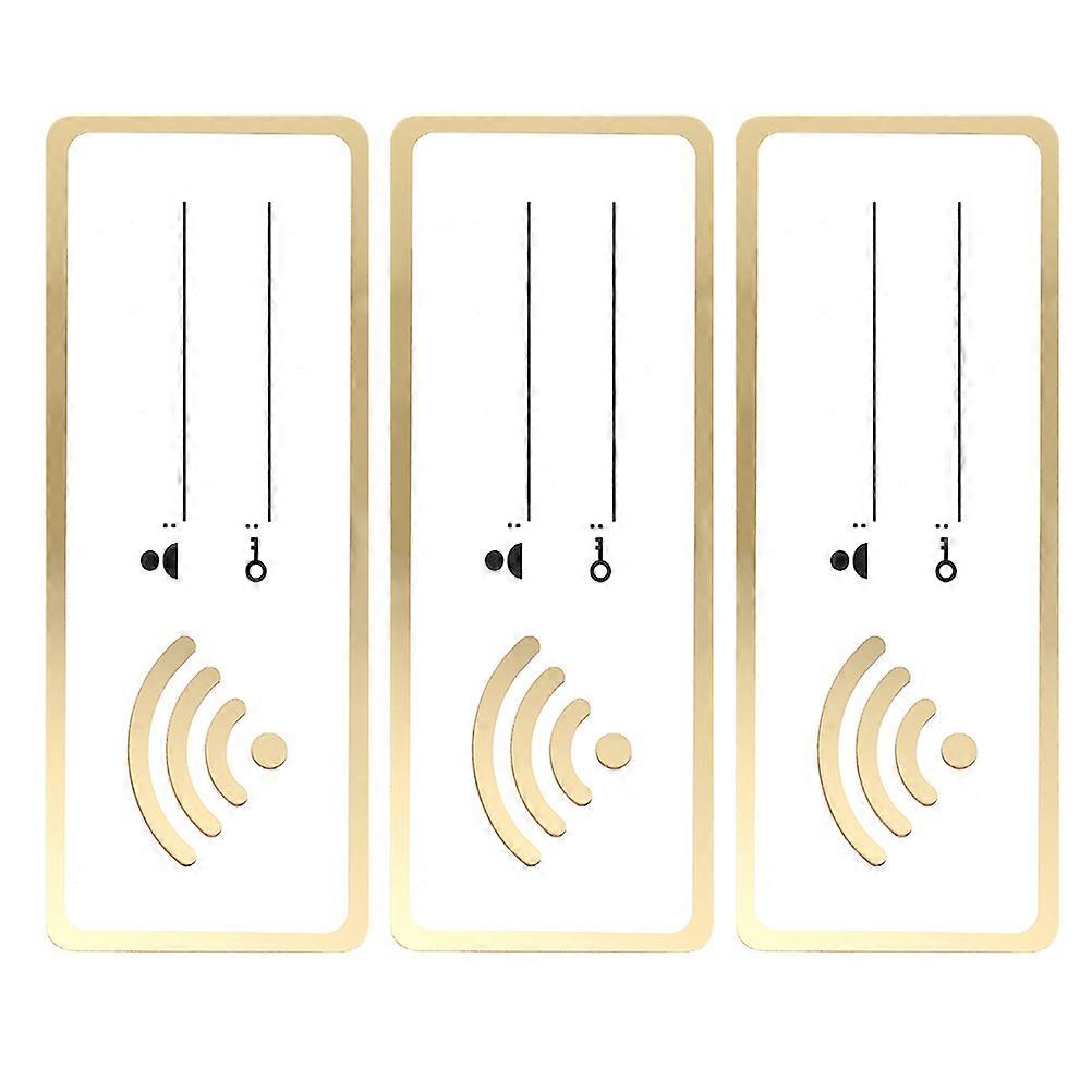 Acrylic WiFi Sign for Account and Password 12Pcs