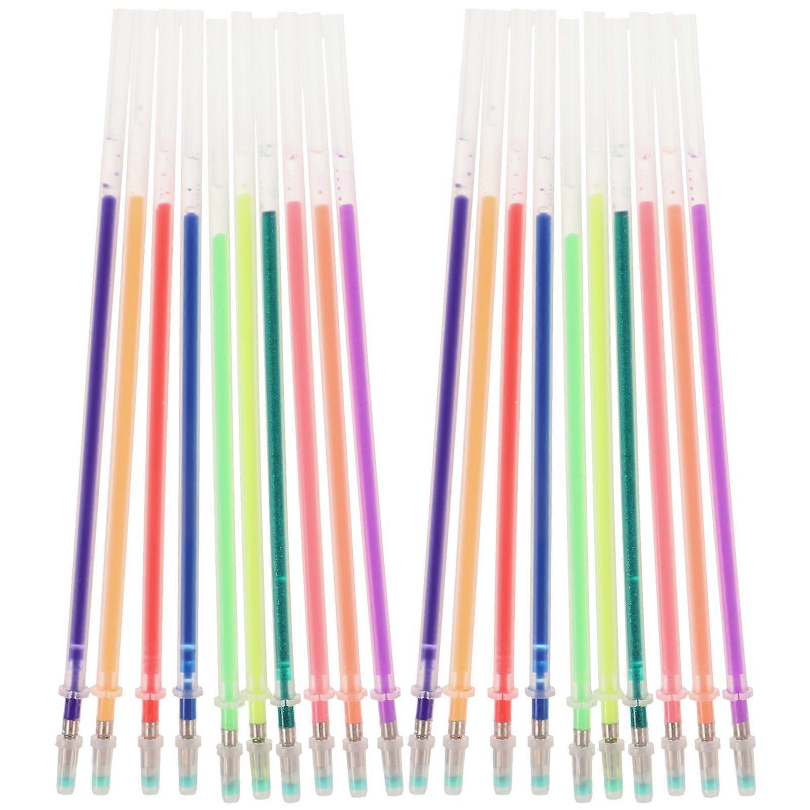 Gel Pen Replacement Writing Pen Refills for 500Pcs Assorted Color Smooth Ink