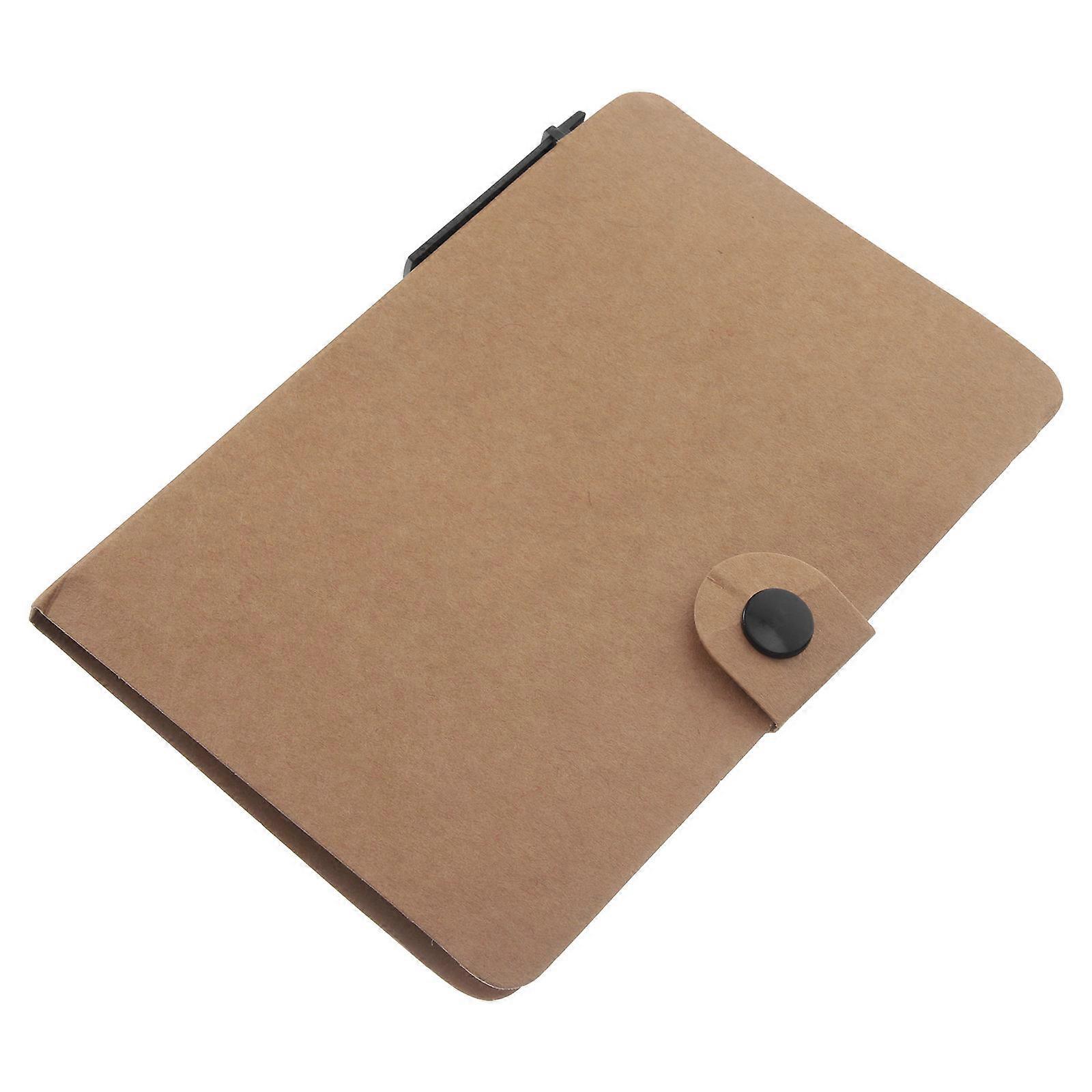 Multi-Function Grocery Lists Notepad 5Pcs Household Planning Pads Light Brown Rectangular Reminder Office
