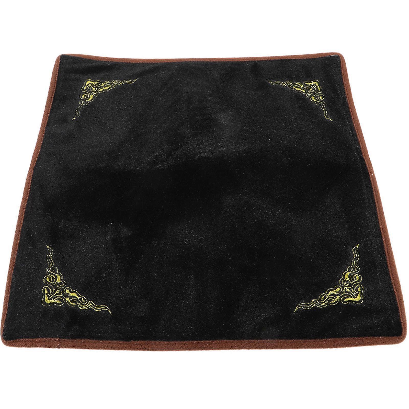 2Pcs Jewelry Display Pad for Bracelet Display Black Cloth Mat Set