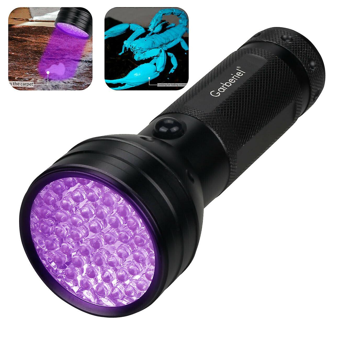 51 Led Violet Uv Torch Blacklight, Ultra Violet, Forensic Blood, Detector Lamp
