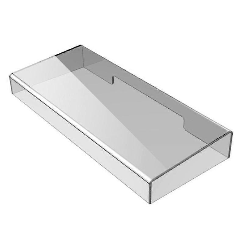 Keyboard Dust Cover Transparent Strong Acrylic Keyboard Cover Easy To Clean Desktop Keyboard 375x150x48 Mm