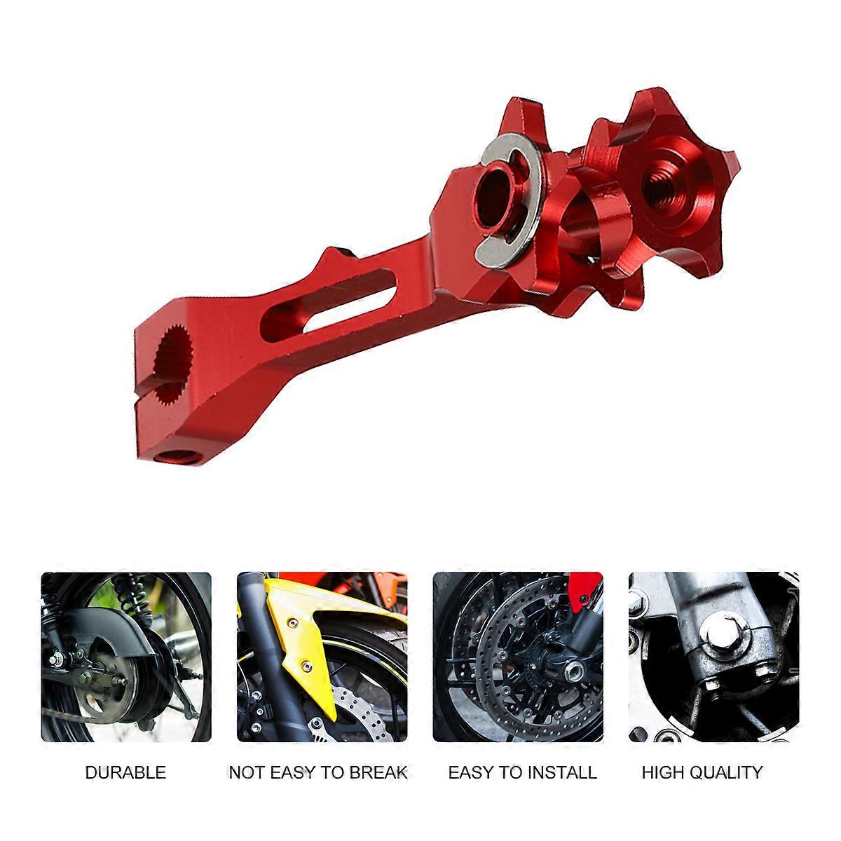 Rear Brake Motorbike Accessory Modification Fitting Red 1Pcs Solid Color Design