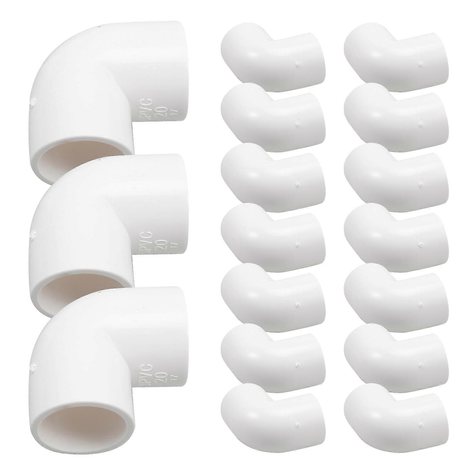 PVC 90 Degree Elbow Hose Fitting for Connecting 60Pcs Water Hose Connectors