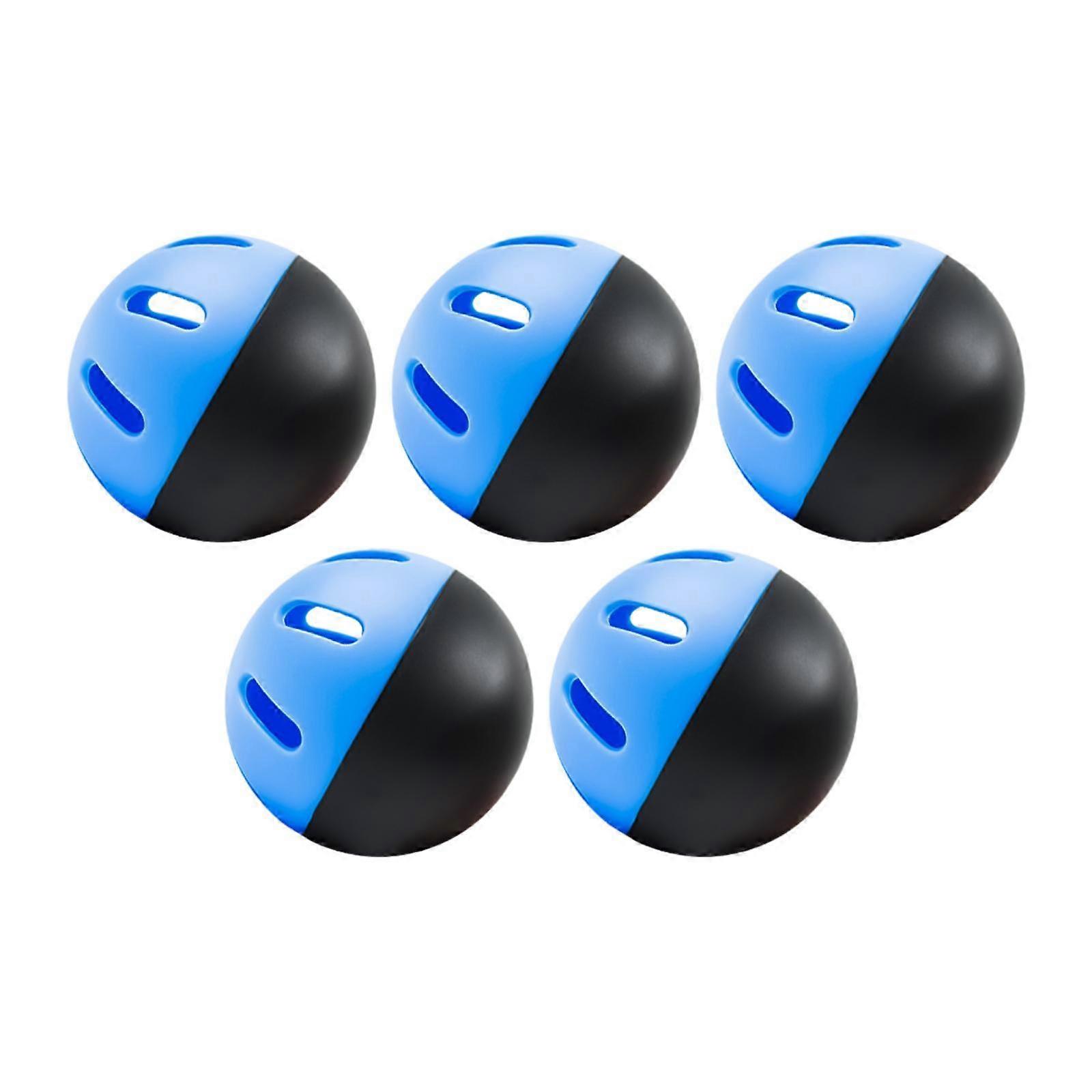 5Pcs Practice Baseballs Hollow for Pitching Indoor Baseball Hitting Training