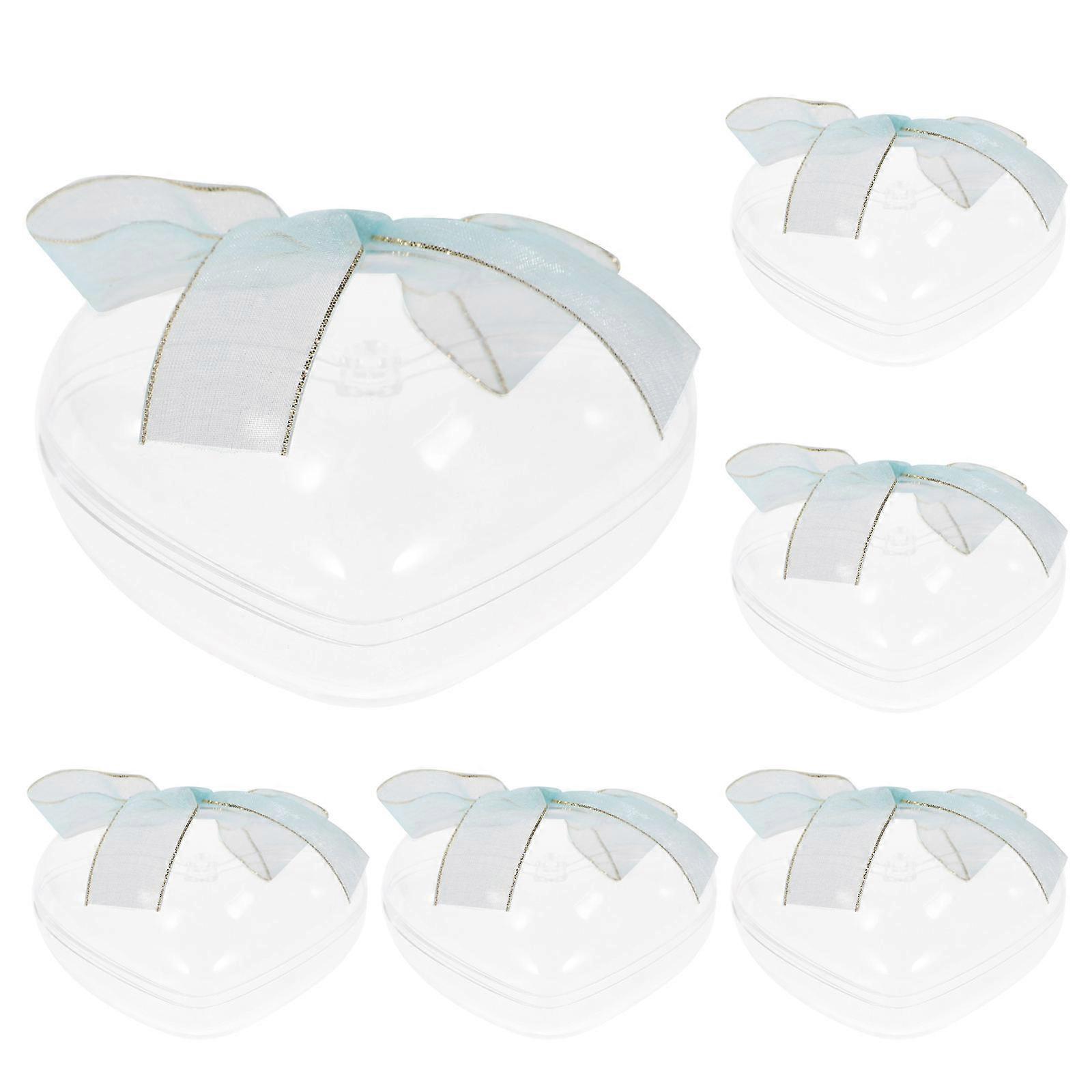 Party Favors Box for Storage Use 18Pcs Heart Shaped Candy Box Blue