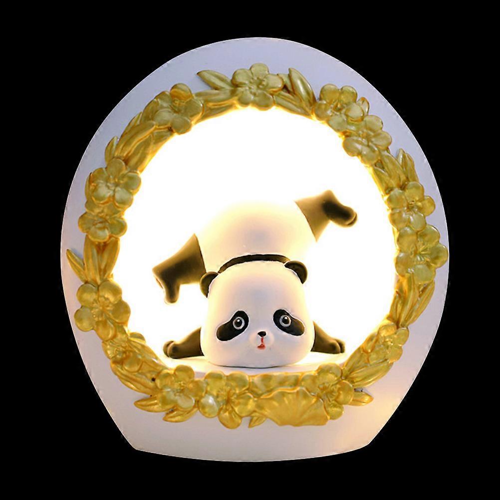 Battery Control Panda Star Night Lamp for Home Use 3Pcs Assorted Colors