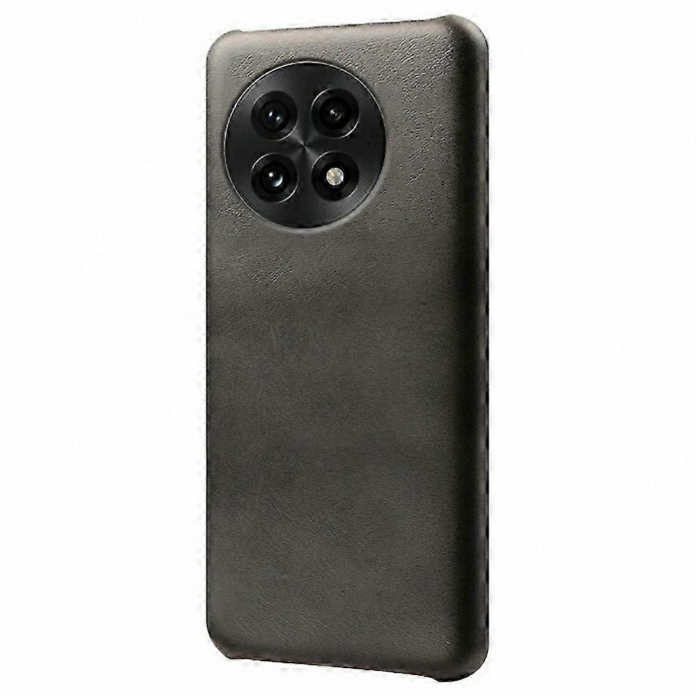 Calf Texture PU Leather Hard PC Phone Case Cover for OnePlus 13