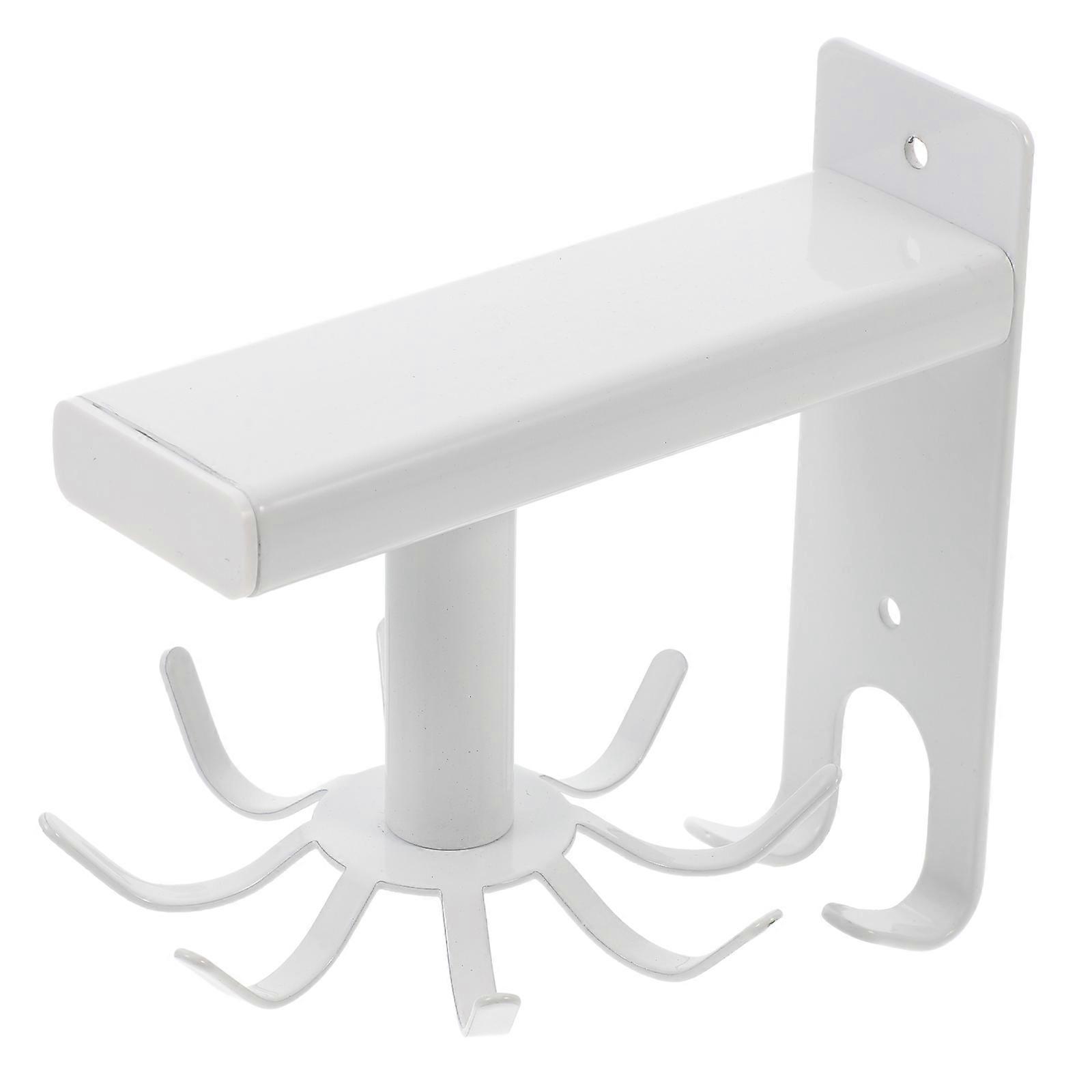 Kitchen Utensil Hook Rotating Wall Mounted Holder Organizer 5Pcs Set