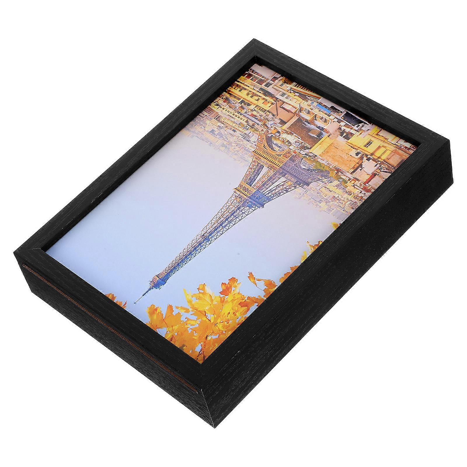 Hidden Safe Wooden Picture Frame for Security 3Pcs Multi Color Storage Boxes