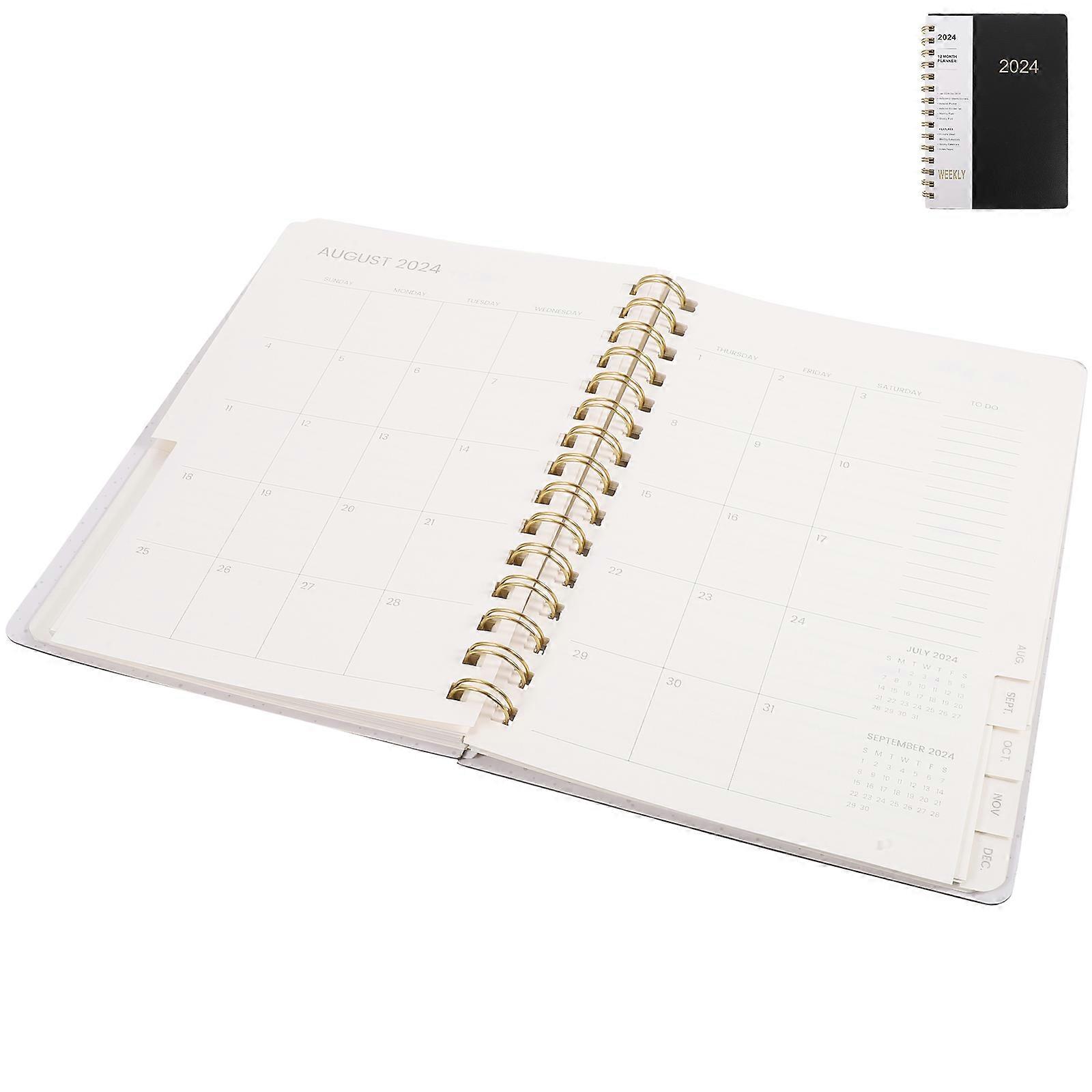 Planner Spiral Notebook for Time Management 4Pcs Schedule Planner Notepad for Gift