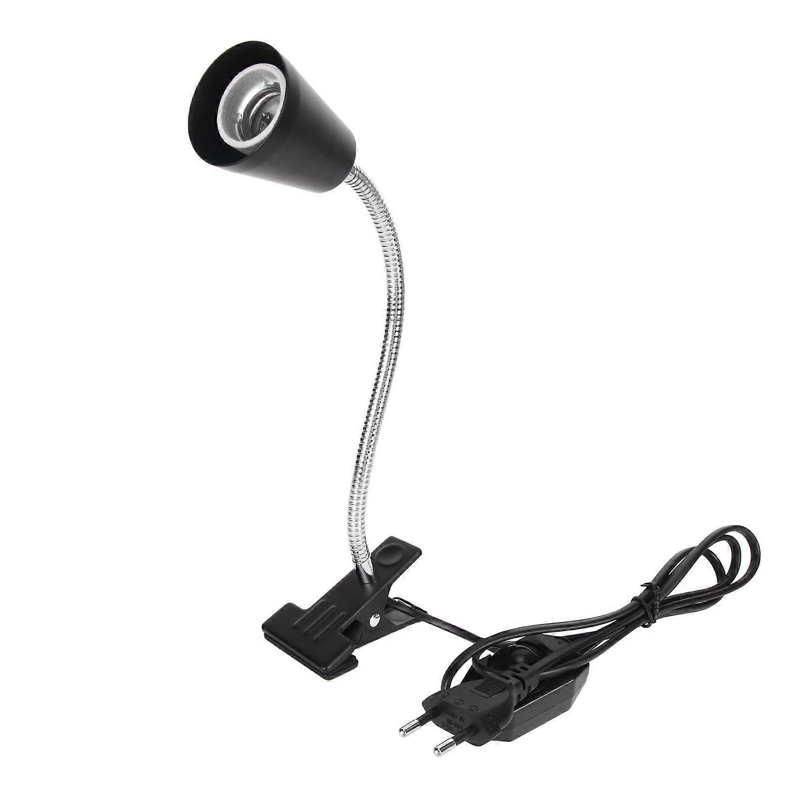 Reptile Heat Lamp Adjustable Temperature Aquarium Tank Heating Lamp with Clamp for Turtle Lizard Snake Reptile EU Plug 220V