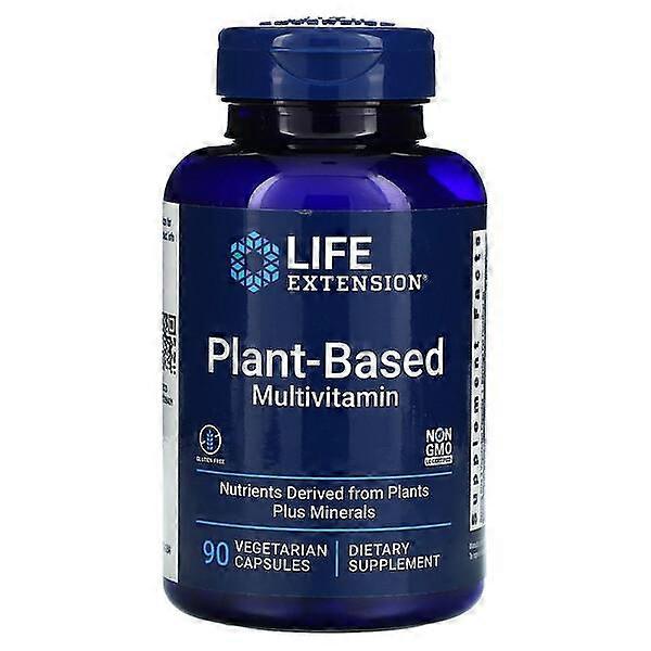 Life Extension, Plant-Based Multivitamin, 90 Vegetarian Capsules