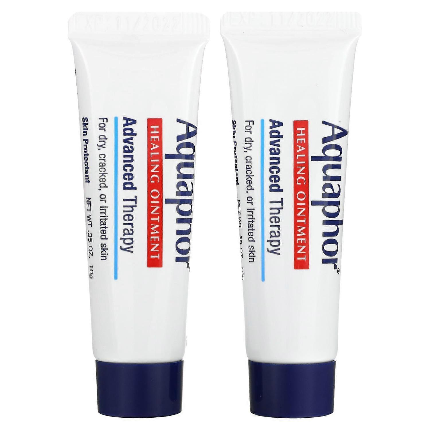 Aquaphor, Advanced Therapy, Healing Ointment, 2 Tubes, 0.35 oz (10 g) Each