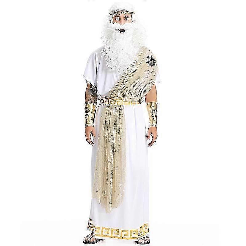 大人用ローマ王ギリシャハロウィン仮装神男性ゼウスコスチューム