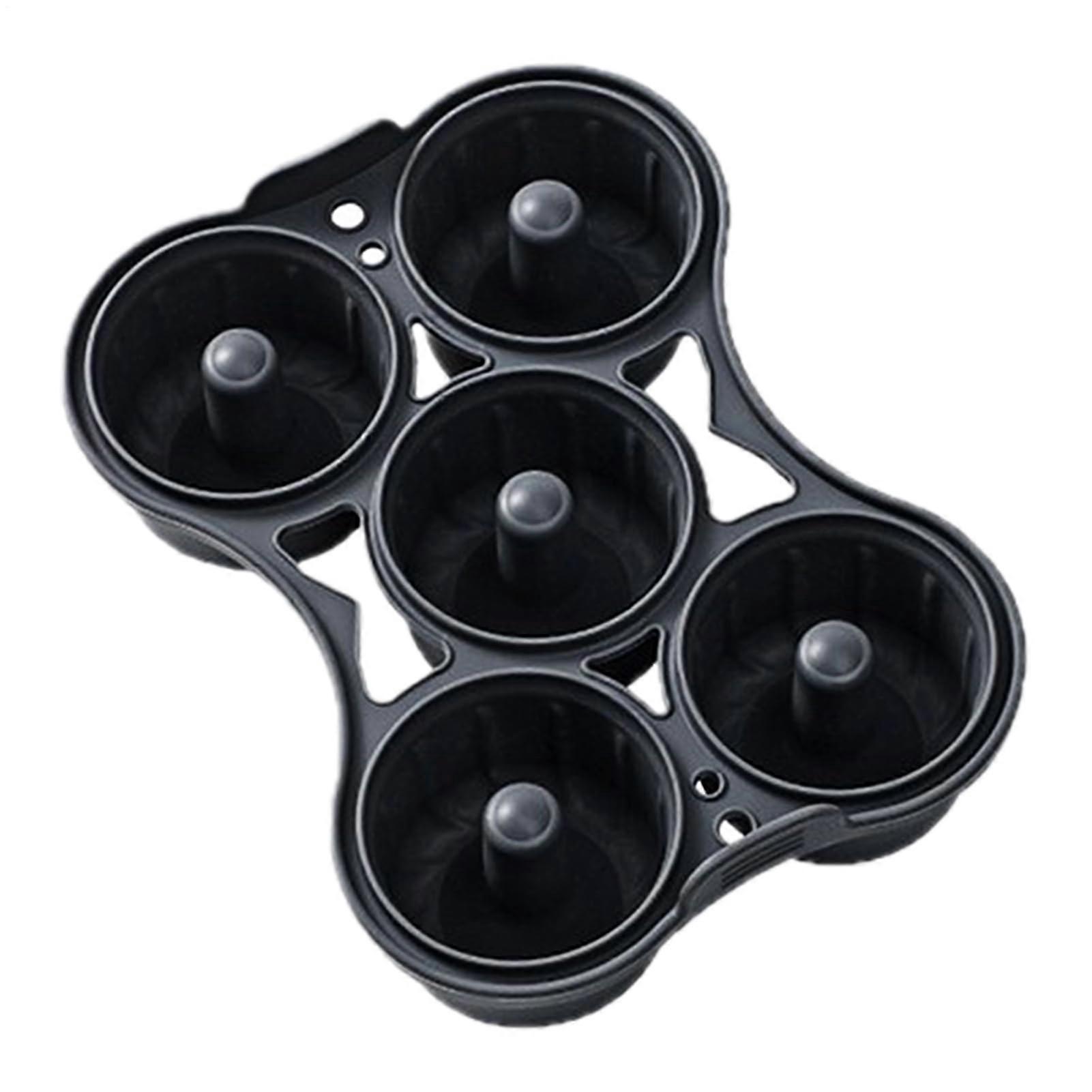 Silicone Donut Molds 5Cavity Air Fryer Compatible Reusable Bagel Maker Pan For Cookies Cakes Pastry
