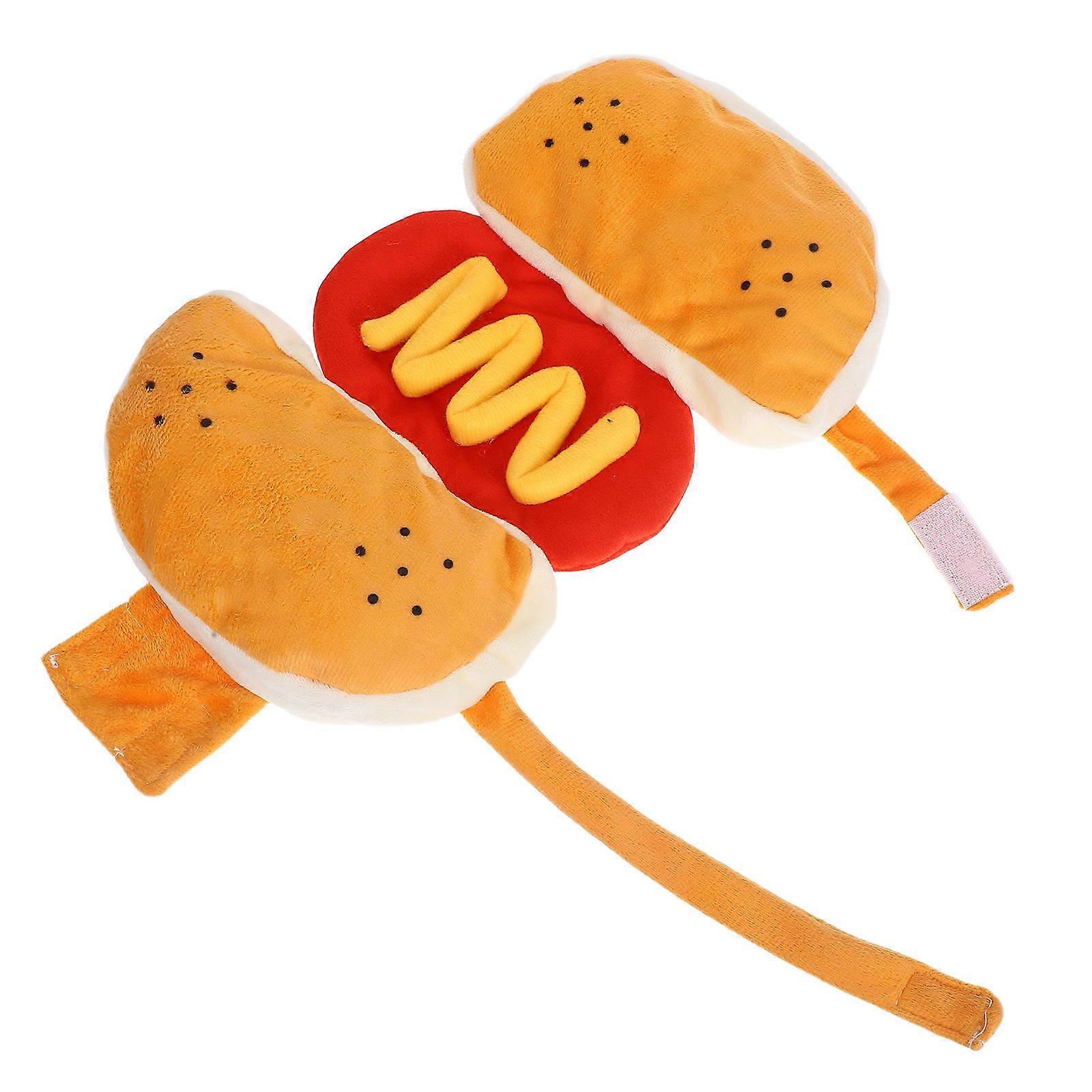 Kläder för husdjursfest Varmkorvkostym för valphund Varma cosplaykläder S