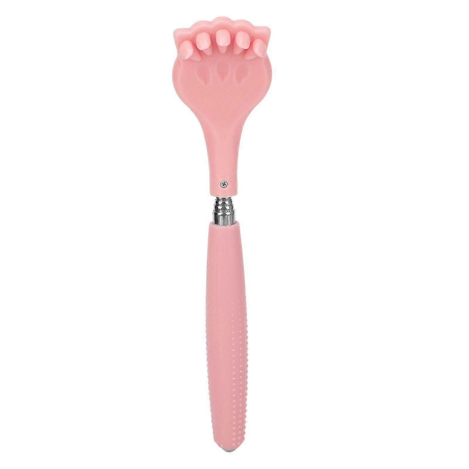 Self Back Scratcher Stretchable Multifunctional Body Massager Cat Claw Style Cute Scratching Tool Pink