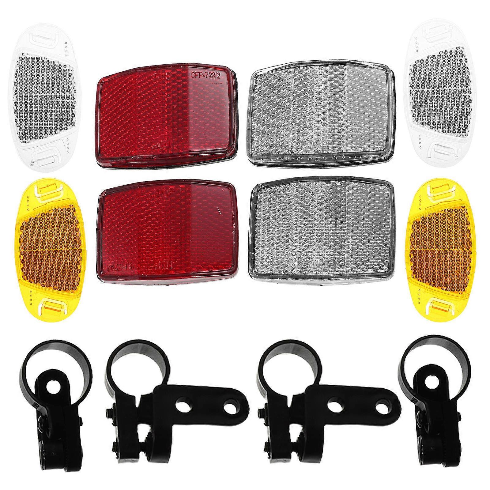Reflective Bike Accessories Front and Rear for Cycling 1Set