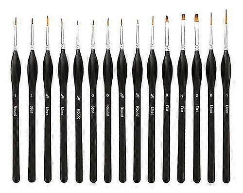 Detail Paint Brushes Set 10pcs Miniature Brushes For Fine Detailing & Art Painting - Acr